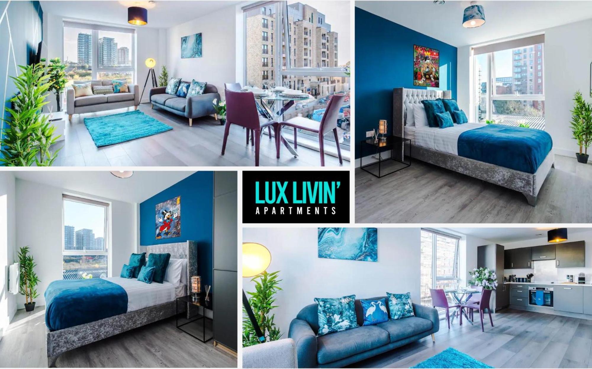 Lux Livin' Apartments - Luxury 5 Bed Apartment Manchester City Centre Exteriér fotografie