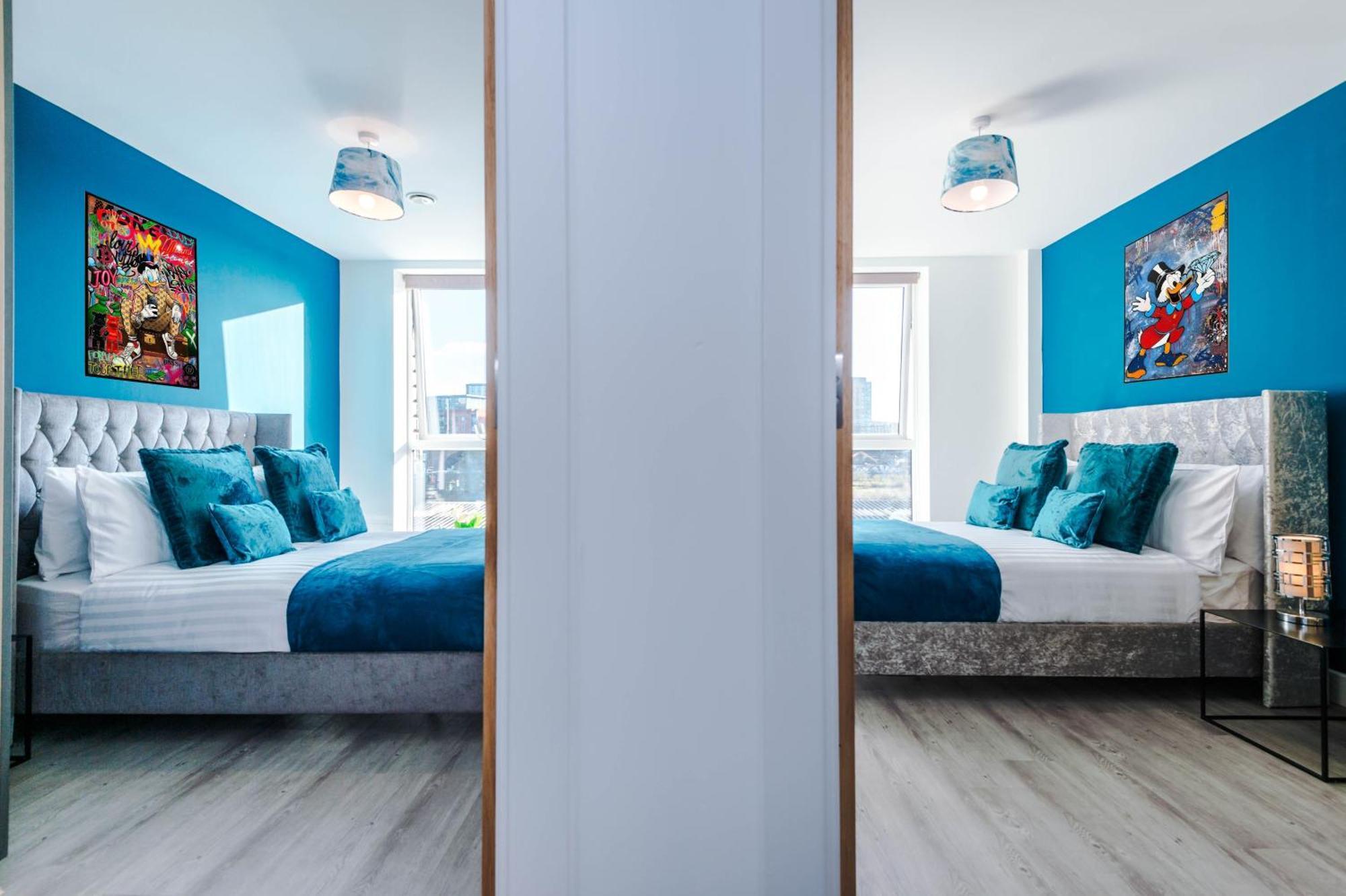 Lux Livin' Apartments - Luxury 5 Bed Apartment Manchester City Centre Exteriér fotografie