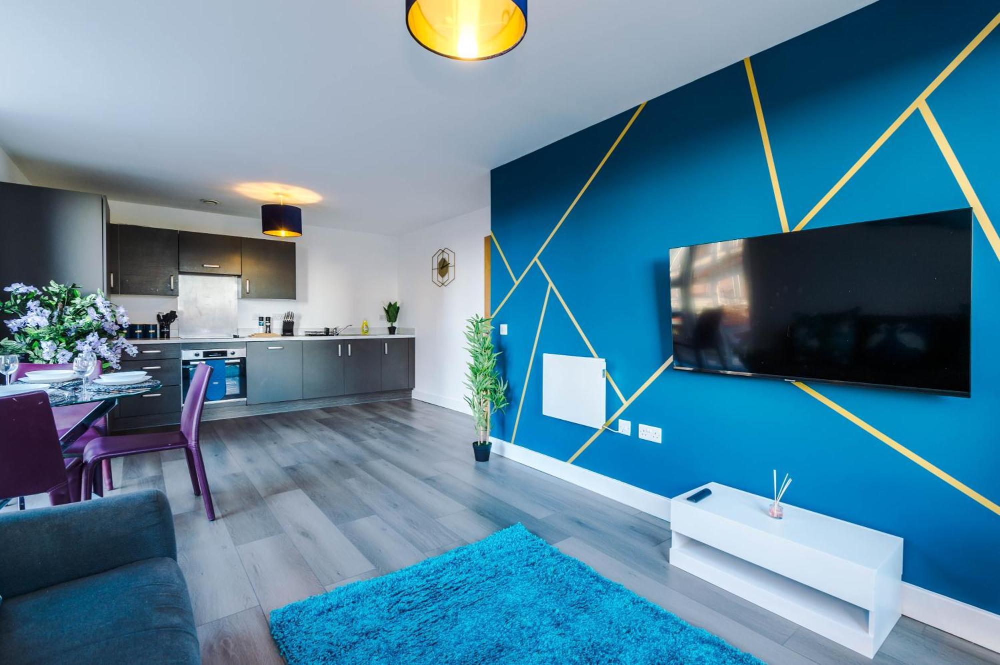 Lux Livin' Apartments - Luxury 5 Bed Apartment Manchester City Centre Exteriér fotografie