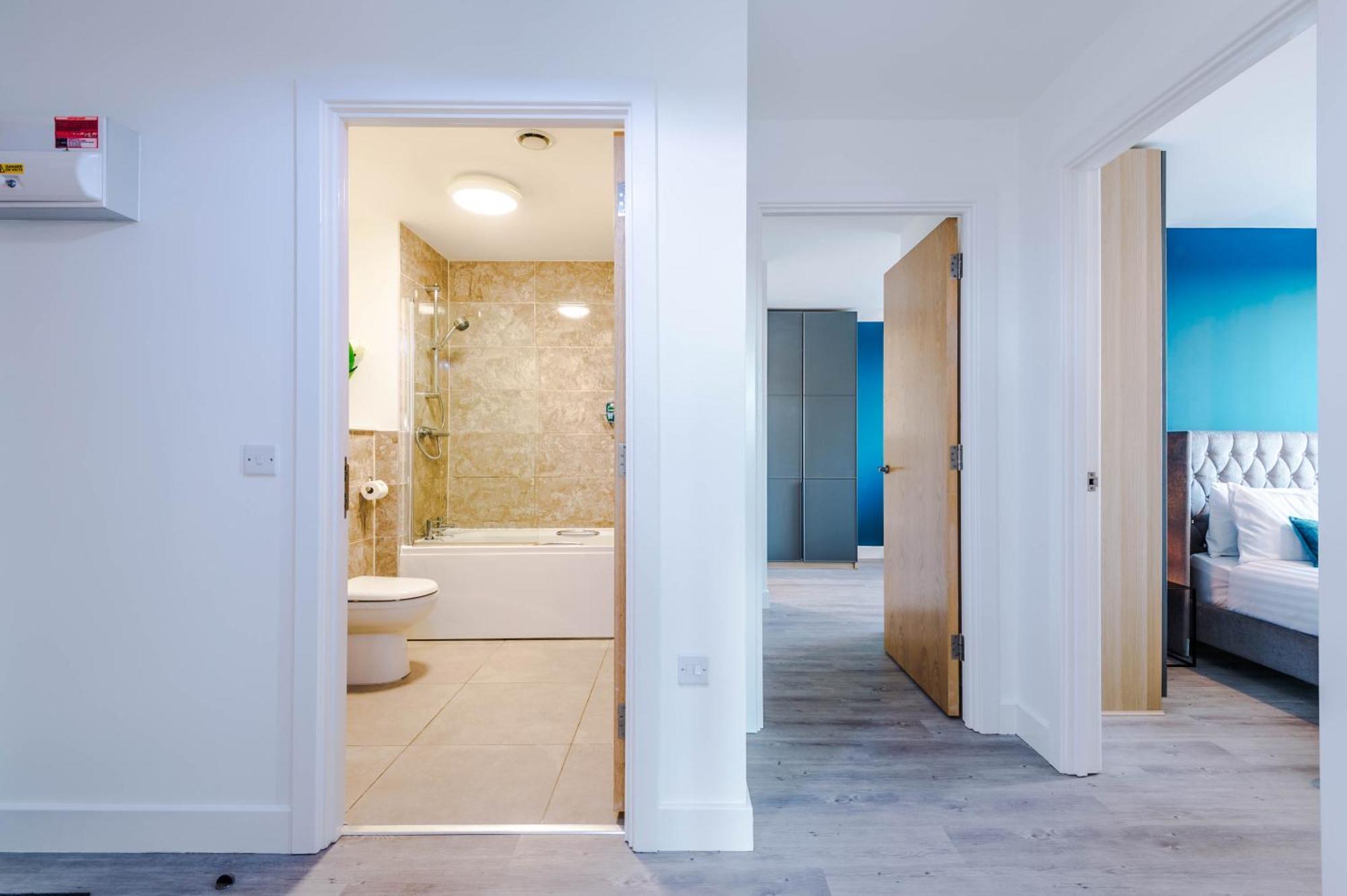 Lux Livin' Apartments - Luxury 5 Bed Apartment Manchester City Centre Exteriér fotografie