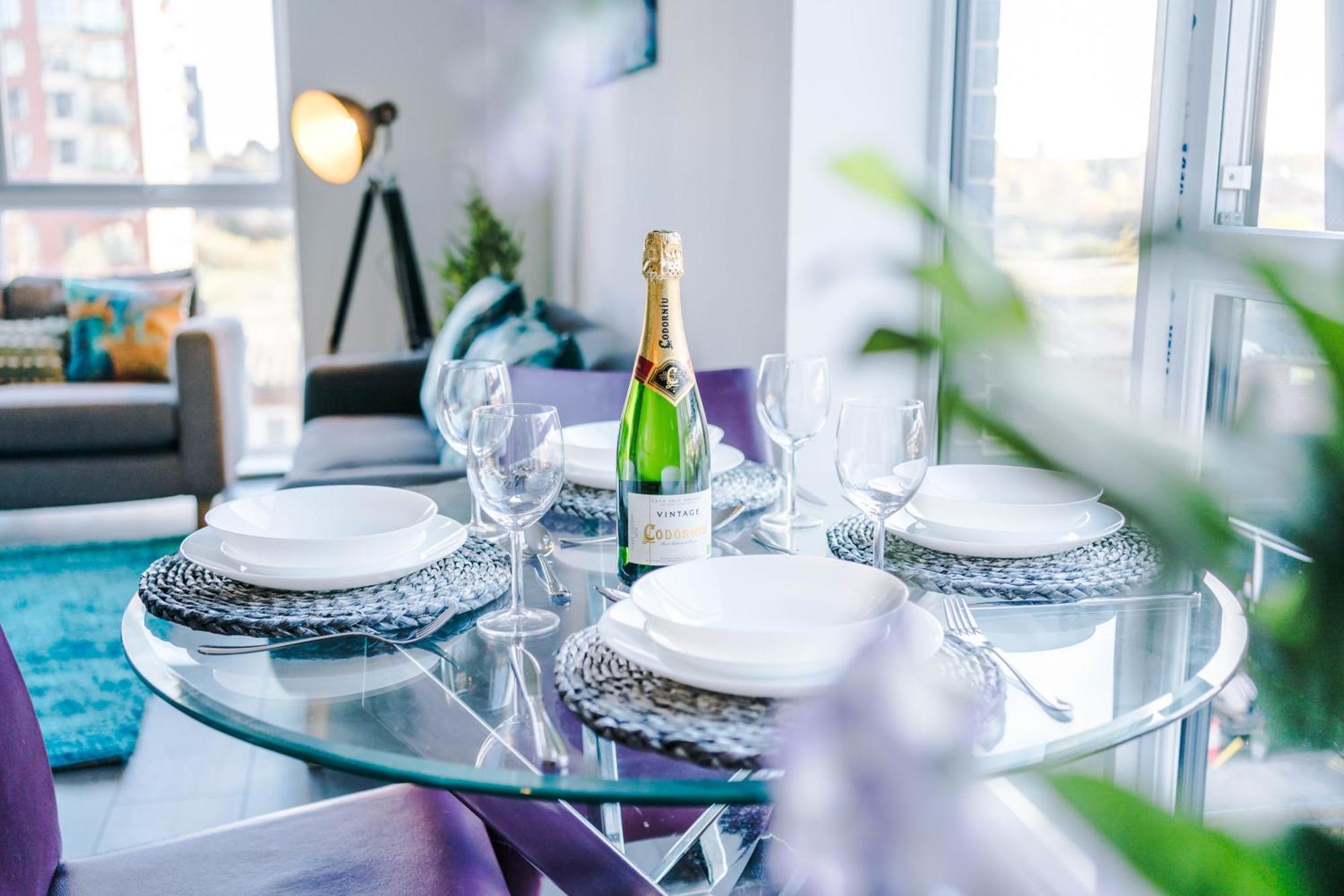 Lux Livin' Apartments - Luxury 5 Bed Apartment Manchester City Centre Exteriér fotografie